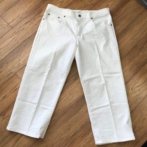 White Cropped Jeans